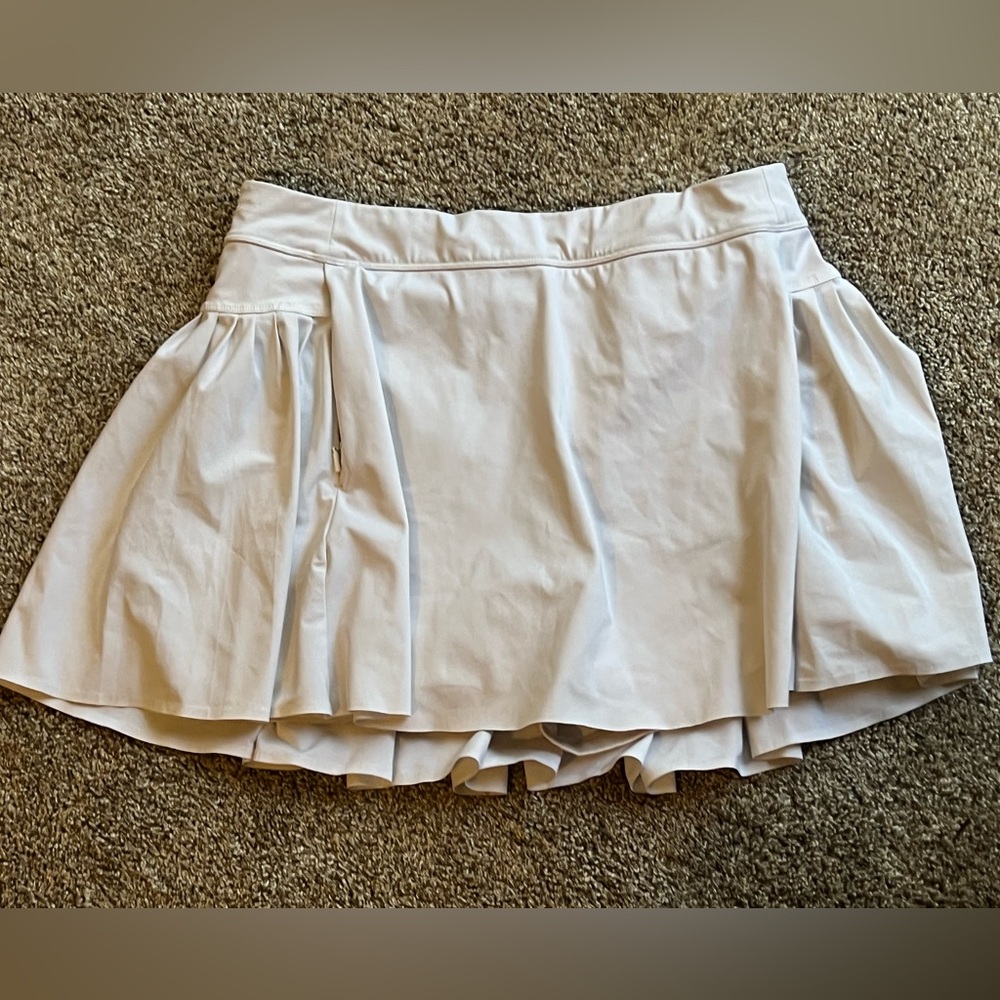 Athleta White A-Line Skirt